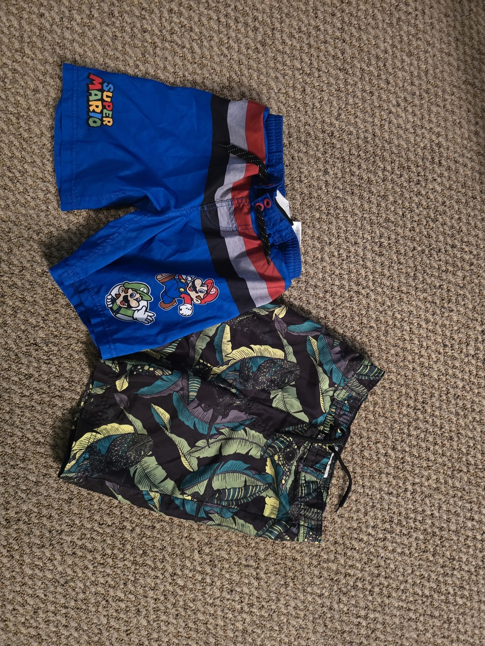 Summer Bundle With 2 Swim Trunks, 1 with Mario & Luigi Graphics